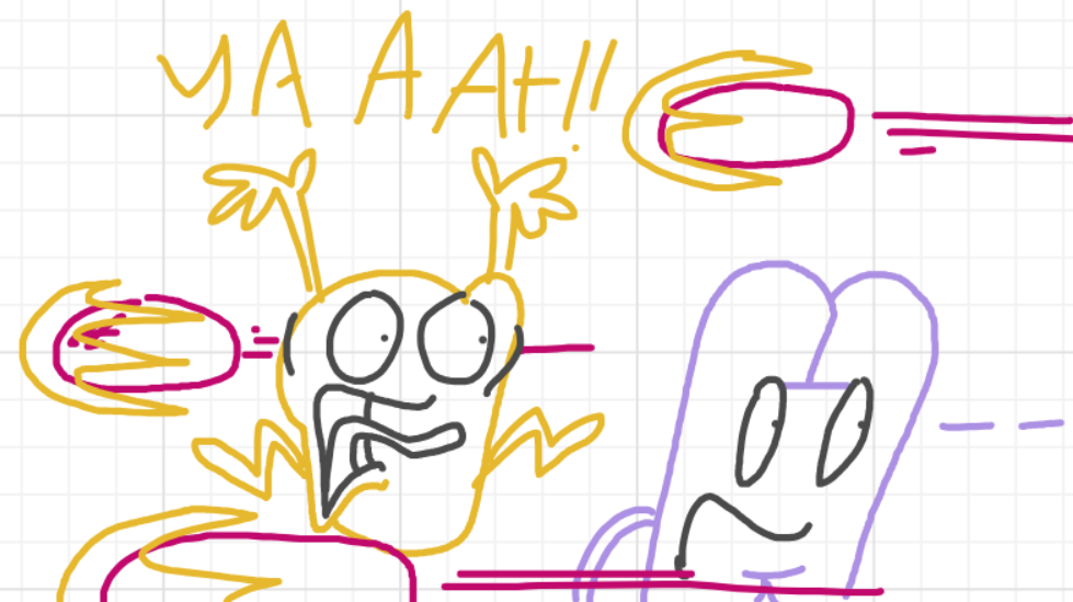 A panel from I've Been Everywhere, Man, episode nine of the Board Boards object show by Furretwalk/WalkingFurret.